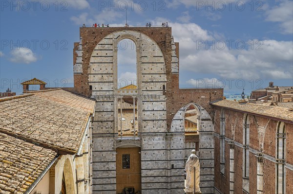 Viewing platform of the unfinished Siena Cathedral