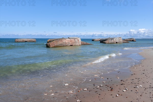 Bunkers on the beach