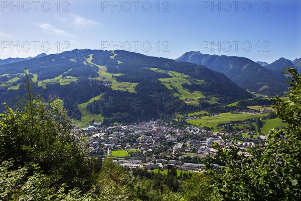 View of the Planai and the Niederern Tauern