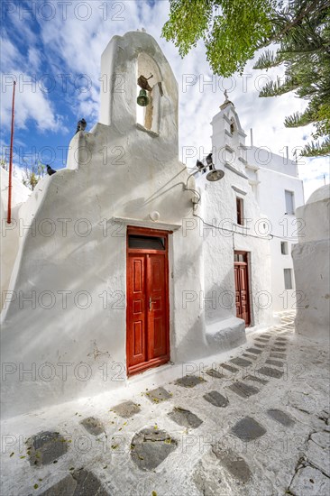 White Cycladic church