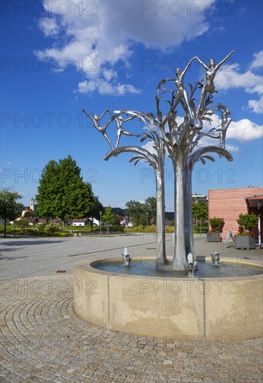 Fountain in the spa gardens