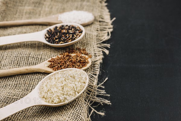 Assorted rice spoons