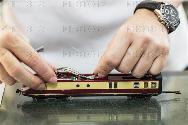 Repair of a model railway