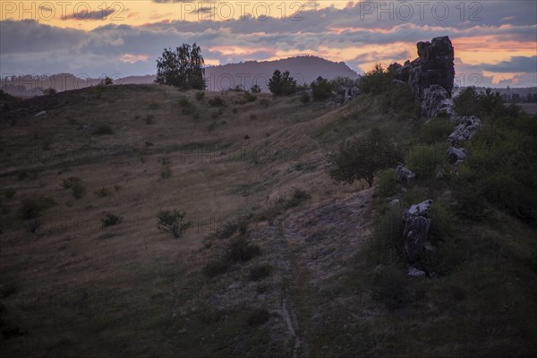 Sunset at the Teufelsmauer