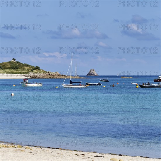 Boats off the coast