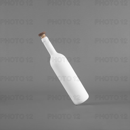 Mockup wine bottle with cork