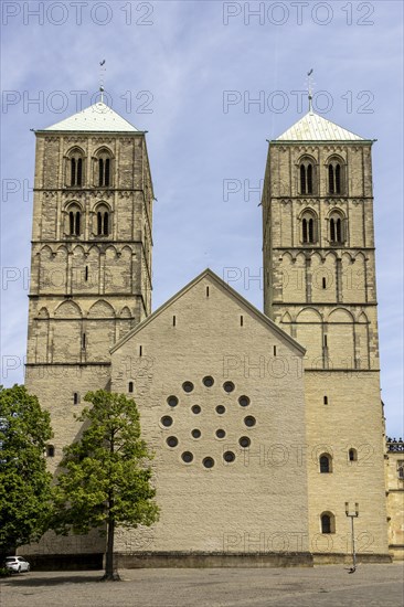 The back of the Catholic Cathedral StPaulus-Dom