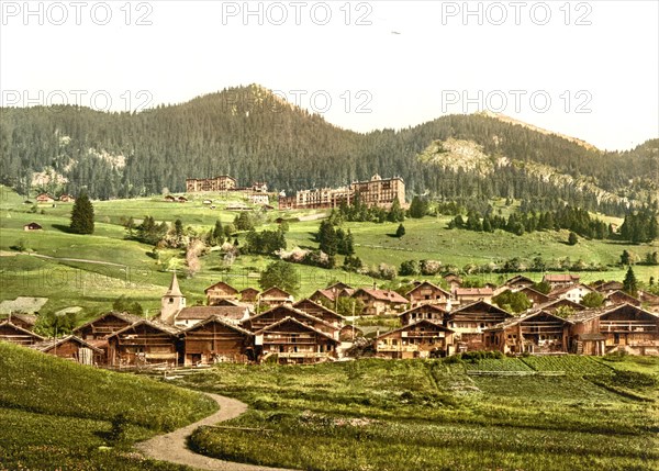 Village and spa hotel of Leysin