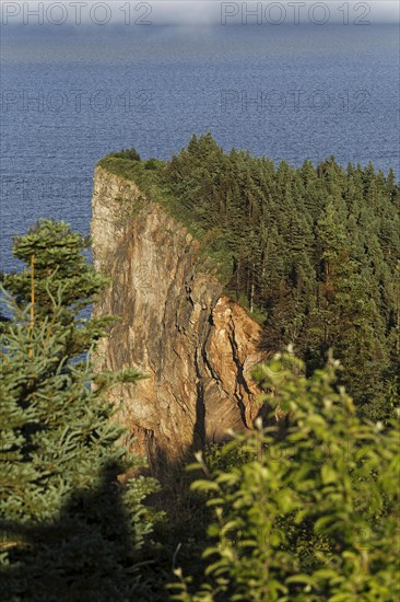 Steep cliff