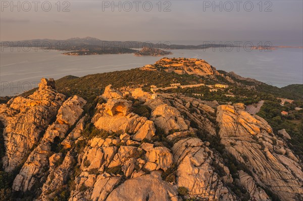 View over Capo d'Orso to Monte Altura Fortress