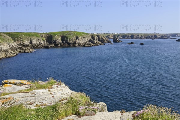 Rocky coast at Pointe de Penn ar Roc'h