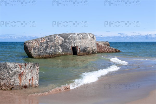 Bunkers on the beach