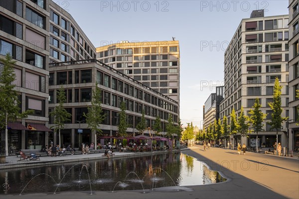 Europaallee with modern high-rise buildings