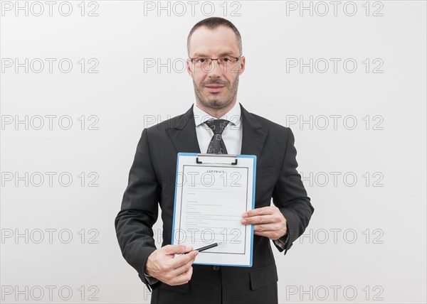 Lawyer with documents