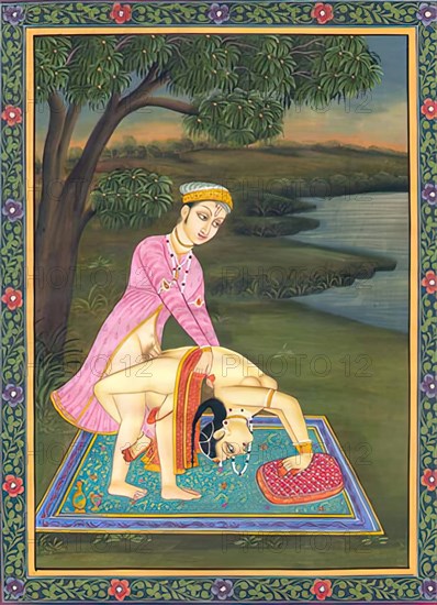 Depiction of an erotic scene