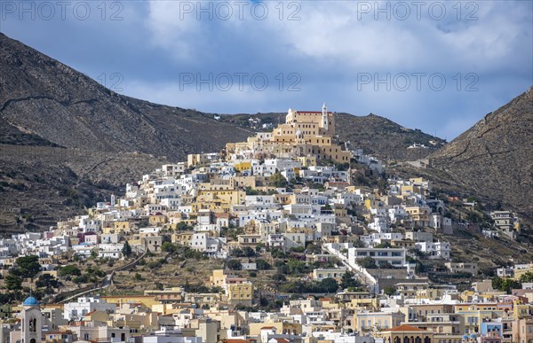 View of the town of Ermoupoli