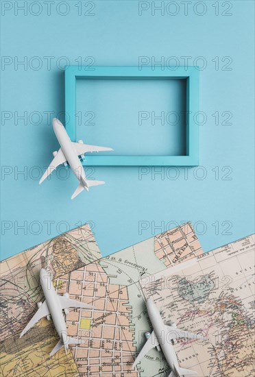 Picture frame model airplanes