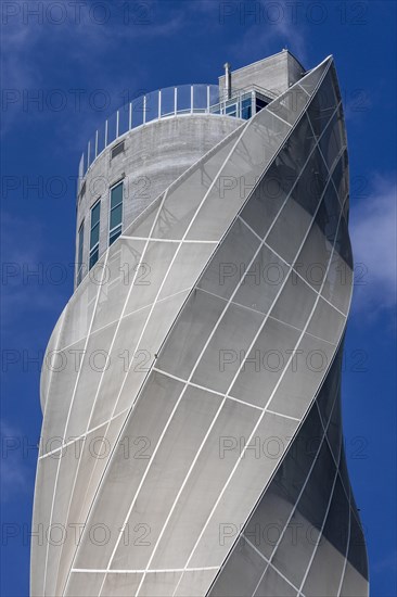 Visitors' terrace at the Thyssenkrupp TK lift test tower 242m built 2017