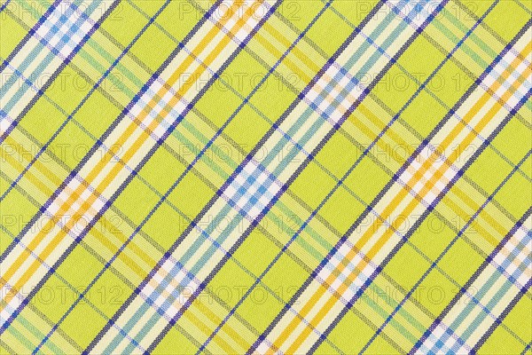 Green gingham textile texture background