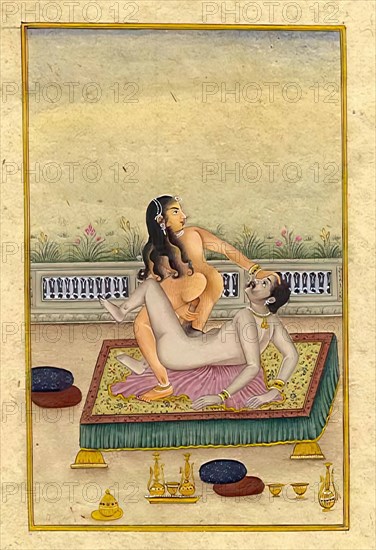 Depiction of an erotic scene