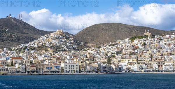 View of the town of Ermoupoli