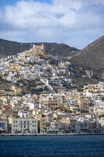 View of the town of Ermoupoli