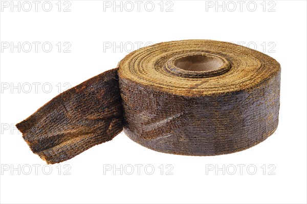 Anticorrosive tape for isolation from soil corrosion and bacteria isolated on white background