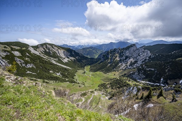 View into the Grosstiefental from the summit of the Rotwand