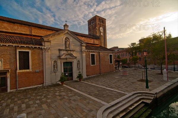 Venice Italy San Nicolo dei mendicoli rare 13th-century Veneto-Byzantine structure example