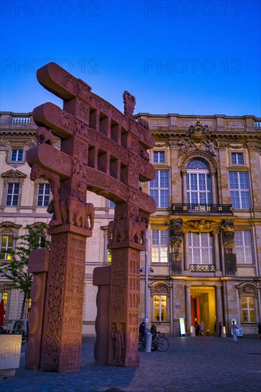 Replica of the Sanchi Gate at the Humboldt Forum