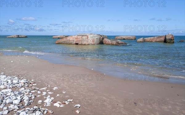 Bunkers on the beach