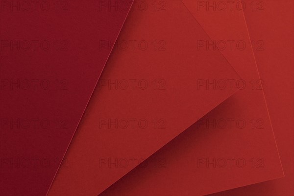Elegant red papers high view