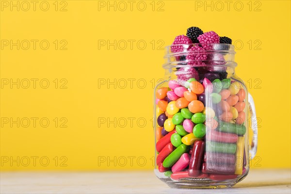 Jar with candies