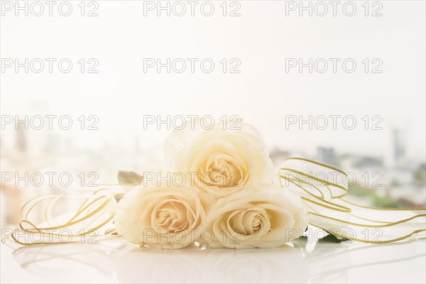 Wedding still life with roses