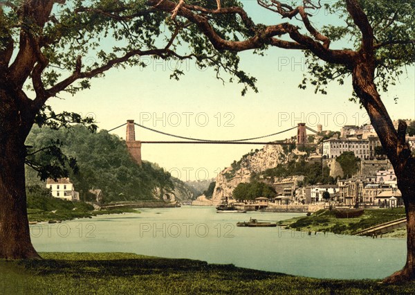 Clifton Suspension Bridge is a chain bridge over the River Avon in Bristol in South West England