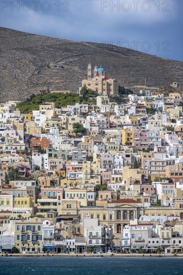 View of the town of Ermoupoli