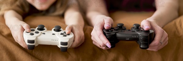 Close up games with joystick