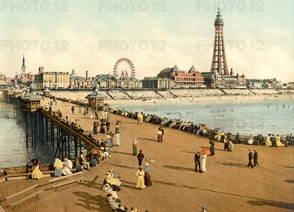 The tower in Blackpool