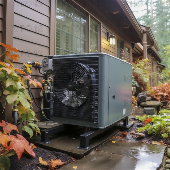 Handyman install a heat pump