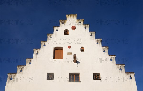 Salt house with stepped gable in the historic old town of Ceske Budejovice