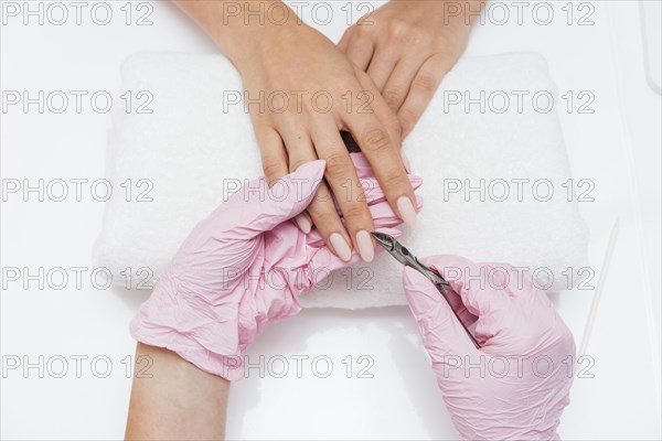 Nail hygiene care cloth