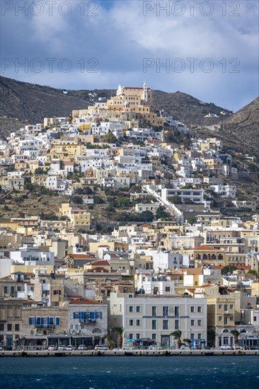 View of the town of Ermoupoli