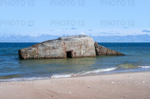 Bunkers on the beach