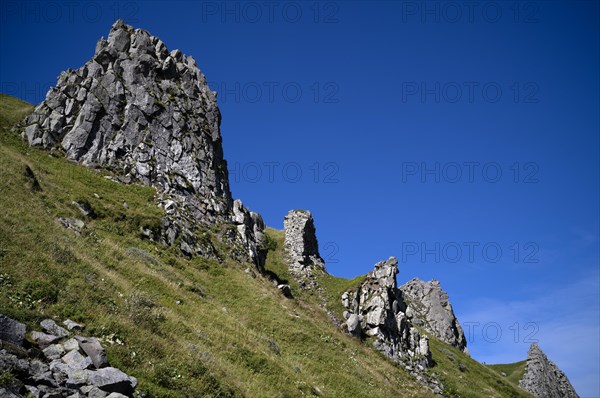 Hiking trail up the Pic de Sancy