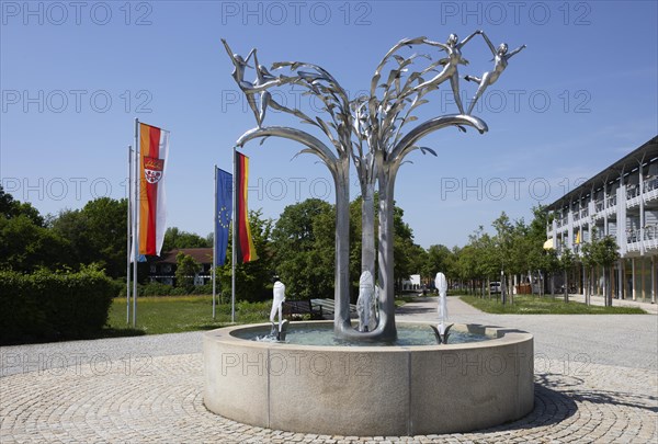 Fountain in the spa gardens