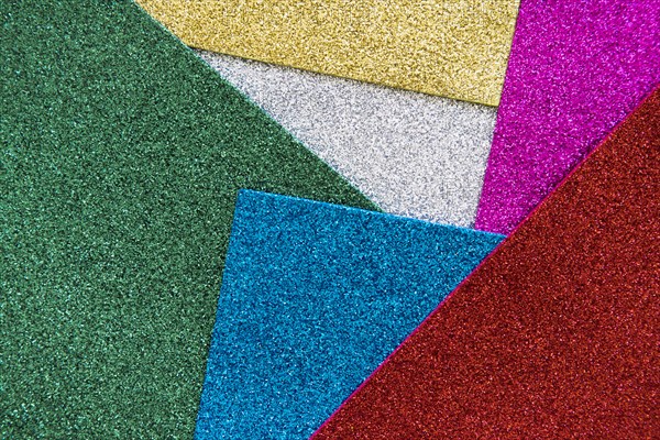 Full frame shot multi colored glitter background