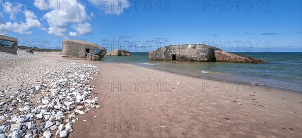 Bunkers on the beach