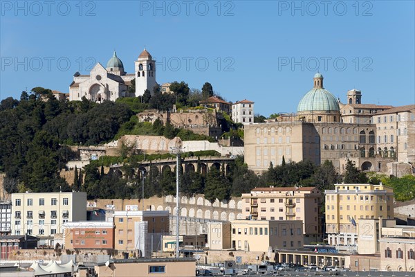 View of Ancona from the harbour