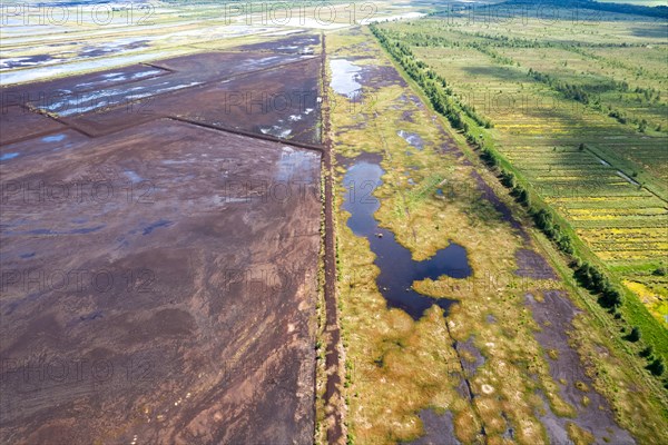 Aerial view of the moor