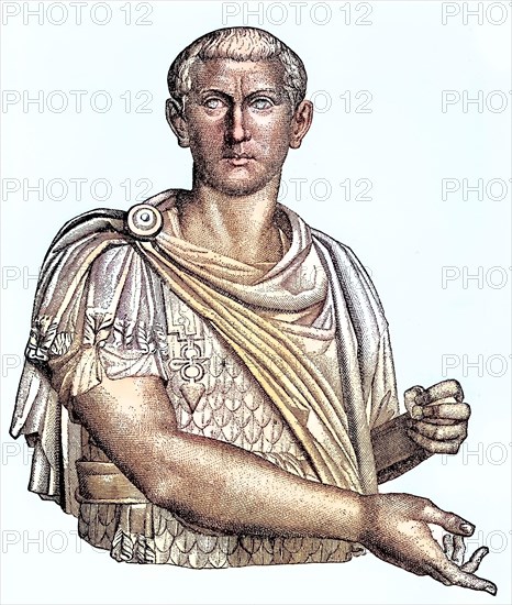 The marble bust of Marcus Antonius Gordianus